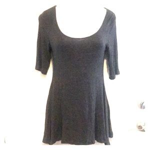 3/4 Sleeve Dress Grey